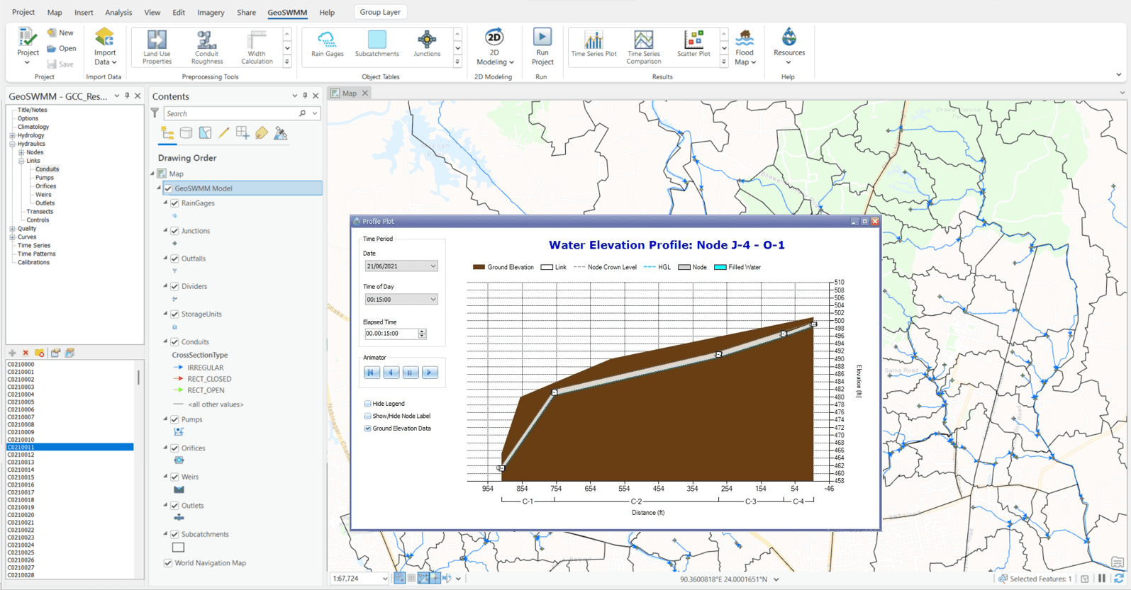 Land Use Properties interface